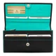 Кошелек женский кожаный Visconti Topaz Black/Aqua (CD21 BLK/AQUA) - изображение 7