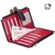 Кошелек женский кожаный Visconti Jade Black/Red (CD23 BLK/RED) - изображение 3