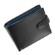 Портмоне мужское кожаное Visconti Vincent Black/Cobalt (PM100 BK/CB) - изображение 5