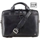 Мужская кожаная сумка Visconti Hugo с отд/для ноутбука 15" с защ RFID Black (ML31 BLK) - изображение 1