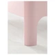 Каркас детской кровати IKEA BUSUNGE 80x200 см регулируемый розовый 902.290.17 - изображение 4