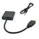 Адаптер-конвертер HDMI на VGA + звук (переходник) эмулятор монитора - изображение 2