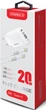 Сетевое зарядное устройство для Intaleo TCGQPD120T Type-C 20W QC PD з кабелем Type-C - Type-C White (1283126509988) - изображение 6