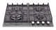 Варильна поверхня газова Pyramida PFG 647 GRAY LUXE Сріблясто-сіра - изображение 2