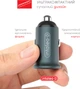 Автомобильное зарядное устройство для Intaleo CCGQPD120T Type-C 20W QC 3.0 +PD 3.0 + Кабель Type-C-Type-C Grey (1283126509957) - изображение 2