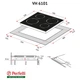 Варочная поверхность Perfelli VH 6101 BL - изображение 8
