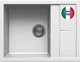 Кухонная мойка гранит ELLECI Unico 125 Bianco Titano 68 - изображение 1