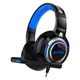 Ігрові дротові навушники Jedel GH202 з мікрофоном і RGB підсвіткою Black/Blue (GH202) - зображення 2