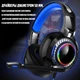 Ігрові дротові навушники Jedel GH202 з мікрофоном і RGB підсвіткою Black/Blue (GH202) - зображення 6
