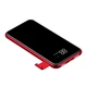 УМБ Baseus Full Screen 2in1 Bracket 8000mAh 2A з Бездротовою зарядкою Qi 5W Чорно-Червоний - зображення 2