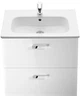 Тумба подвесная ROCA Victoria Basic A855853806 с умывальником 70 см белая - изображение 2