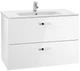 Тумба подвесная ROCA Victoria Basic A855852806 с умывальником 80 cм белая - изображение 1
