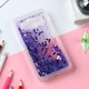 Чехол Glitter для Samsung Galaxy J7 2015 / J700 Бампер Жидкий блеск фиолетовый - изображение 2