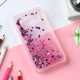 Чехол Glitter для Samsung Galaxy J7 2015 / J700 Бампер Жидкий блеск сердце розовый - изображение 1