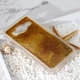 Чехол Glitter для Samsung Galaxy J7 2016 / J710 Бампер Жидкий блеск Золотой - изображение 2