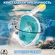 Полнолицевая Снорклинг Маска S/M FreeB панорамная на все лицо - для плавания купания ныряния - Плавательные Очки мономаска на все лицо с трубкой и клапаном + крепление под экшн камеру для подводной съемки взрослым и детям Turquoise - изображение 6