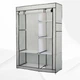 Тканевый шкаф складной STORAGE WARDROBE KM-105 на 2 секции (106х45х170 см), органайзер для одежды - изображение 6