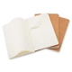 3 блокноти Moleskine Cahier маленьких бежевих 9788883704925 - изображение 2