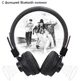 Беспроводные Bluetooth стерео наушники NIA X5SP с МР3, FM и колонкой Black - изображение 4