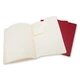 3 блокноти Moleskine Cahier великих бордо 9788862931090 - изображение 2