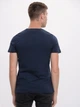 Футболка хлопковая длинная мужская Tommy Hilfiger 9156.5 S Синяя - изображение 2