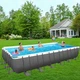 Каркасний басейн Intex 26368 - 12 732х366х132 см (11 г / год - 10 000 л / ч набір сходи тент підстилка сітка) Ексклюзив - зображення 1