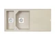 Кухонна мийка LONGRAN HELIX 1.5B бежева (Sahara Beige) - зображення 1