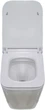 Унітаз NEWARC Aqua 9423W з сидінням Soft Close дюропластів білий матовий (9423W) - зображення 2