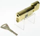 Цилиндр Abloy Protec2 HARD 118 мм (62х56T) ключ/тумблер латунь - изображение 1