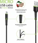 Кабель Intaleo CBFLEXM0 USB-A to Micro-USB 28W 0.2 м Black (1283126487422) - изображение 4