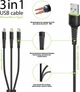 Кабель Intaleo CBFLEXU1 3 in 1 USB-A to Micro/Lightning/Type-C 1.4 м Black (1283126487521) - изображение 4
