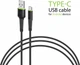 Кабель Intaleo CBFLEXT1 USB-A to Type-C 1.2 м 28W Black (1283126487484) - изображение 3