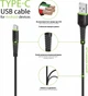 Кабель Intaleo CBFLEXT0 USB-A to Type-C 28W 0.2 м Black (1283126487446) - изображение 4