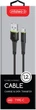 Кабель Intaleo CBFLEXT1 USB-A to Type-C 1.2 м 28W Black (1283126487484) - изображение 2