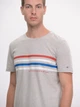 Футболка хлопковая длинная мужская Tommy Hilfiger 9516.3 S Серая - изображение 4
