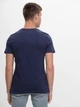 Футболка хлопковая длинная мужская Tommy Hilfiger 9524.3 S Синяя - изображение 2