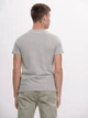 Футболка хлопковая длинная мужская Tommy Hilfiger 9625.2 S Серая - изображение 2