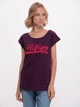 Футболка хлопковая женская Tommy Hilfiger 9636.4 M Фиолетовая - изображение 1