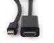 Kabel Cablexpert mini DisplayPort do HDMI 1,8 m Czarny (CC-mDP-HDMI-6) - obraz 3