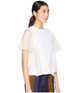 Футболка See by Chloe T-Shirt with Lace Overlay White Powder, L (46) (11065362) - изображение 3