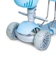Детский самокат SCOOTER SMART 5 в 1 голубой с бортиком, святящиеся колеса S-1937755802 - изображение 2