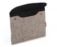 Чохол для планшета FeltFabricDesign 35х24 із войлоку сірий/чорний М7-3 (10451) - зображення 3