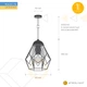 Светильник подвесной Атмолайт Bevel P165 золото - изображение 2