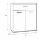 Комод Winnie Forte 80x93x35 (WNK431) 001831 - изображение 2
