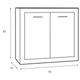 Комод Trass Forte 93x85x41 (TRAK221) 030747 - изображение 3