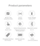 Фітнес браслет Smart Band MX M3 Тонометр Чорний (SBM3TB) - зображення 7