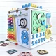 Бизиборд BusyKids Бизикуб Белый с Доступом Внутрь 30х30см (KV24021) - изображение 3