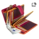 Женский кожаный кошелек Visconti RB51 Fiji (Orange Multi) - изображение 4