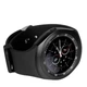 Смарт-годинник UWatch Y1 Black круглий екран Bluetooth діагональ 1.3 дюйма сенсор+кнопки USB 2.0 Батарея 380 mAh - зображення 3