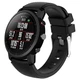 Силіконовий ремінець Primo для годин Xiaomi Huami Amazfit SportWatch 2 / Amazfit Stratos Black Primo чорний - зображення 1
